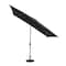 Island Umbrella Rectangle Umbrella Black NU6858 - alternate 2