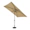 Island Umbrella Rectangle Umbrella Champagne NU6859 - alternate 3