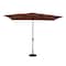 Island Umbrella Rectangle Umbrella Coffee NU6860 - alternate 1