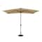 Island Umbrella Rectangle Umbrella W/ Led Bulb Lights NU6863 - alternate 2