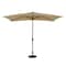 Island Umbrella Rectangle Umbrella W/ Led Bulb Lights NU6863 - alternate 1