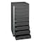 Durham Mfg Storage Cabinet, 24 1/2 in H, 12 5/8 in W, 12 1/8 in D, 9 Drawers, 1 Shelves, Steel, Gray 611-95 - alternate 1
