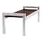 Commercial Zone Products Skyline Esprsso Wood Bench SS Legs, 5 ft. 725453 - alternate 1