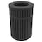 Commercial Zone Products Parkview 3 Steel Trash Bin, Blk, 45 gal. 728001 - alternate 1