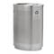 Commercial Zone Products 40 gal Recycling Bin, Silver, Stainless Steel 782429 - alternate 1