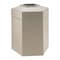 Commercial Zone Products PolyTec Trash Container, Large 45-Gallon Large Hex, Open-Top Lid, Beige 737202 - alternate 1