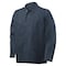 Steiner FR Welding Jackets, Cotton, 9 oz, 30 in Length, Snap Closure, 2 Pockets, Blue, 4XL 1060-4X - alternate 1