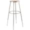 National Public Seating Round Stool, Height Range 31" to 39", Masonite Board Gray 6230H - alternate 1