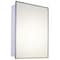 Ketcham 16" x 36" Deluxe Recessed Mounted SS Framed Medicine Cabinet 177 - alternate 1