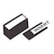 Mastervision Mastervision, Magnetic Data Card Holders, 1" x 2", Magnet Label Holders, PK25 FM1310 - alternate 1