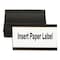 Mastervision MasterVision Magnetic Data Card Holders, Label Shelves/Cabinets/Boards, 10-Pack, 3x1.75", Black FM2630 - alternate 1