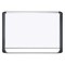 Mastervision 24"x36" Magnetic Dry Erase Board, Black Frame MVI030401 - alternate 1