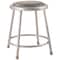 National Public Seating Round Stool, Height 18"Gray 6418 - alternate 1