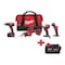Milwaukee Tool M18 Cordless LITHIUM-ION 4-Tool Combo Kit + M18 XC5.0 Battery 2695-24, 48-11-1850 - alternate 1