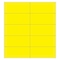 Mastervision Magnetic Tape Strips, 7/8"x2", Yellow, PK25 FM2403 - alternate 1