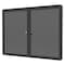 Mastervision Enclosed Bulletin Board 3x4ft.ft., 2 Door VT640103727 - alternate 1
