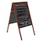 Mastervision 24"x36" Magnetic Wet Erase Sign Board, Dry Erase Height: 24" DKT30505052 - alternate 1
