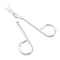 First Aid Only Scissors Refill, 2.25 in W, White, (1) 4.5 in Scissors, Wire Handle, Nickel Plated FAE-6004 - alternate 1