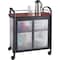 Safco Refreshment Cart, Black 8966BL - alternate 1