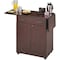 Safco Service Cart, Mahogany 8962MH - alternate 1