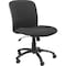 Safco Big and Tall Chair Big And Tall Chair, Mid Back, Black, 18-1/2" to 22-1/2" Height, Black 3491BL - alternate 1