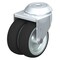 Blickle Dul Whl Cstr, Swl, Thm Ply, 3", 220 lb., Pln LMDA-PATH 75G - alternate 1