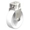 Blickle SS Kngpn Rigid Cstr, Nyln, 3", 165 lb., Blk BRXA-PO 76G - alternate 1