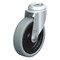 Blickle Kngpn Swvl Cstr, Solid Rubr, 5", 265 lb. LKRA-VPA 126G - alternate 1