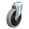 Blickle Kngpn Swvl Cstr, Solid Rubr, 5", 265 lb. LKRA-VPA 126K - alternate 1