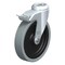 Blickle Kngpn Swvl Cstr, Sold Rbr, 6", 245 lb., Brk LKRA-VPA 150K-FI - alternate 1