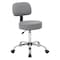 Boss Grey Caressoft Medical Stool W/ Back Cushion B245-GY - alternate 1