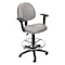 Boss Drafting Stool (B315-Gy) W/Footring And Adjustable Arms B1616-GY - alternate 1