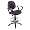 Boss Drafting Stool W/Footring And Loop Arms B1617-BK - alternate 1