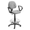 Boss Drafting Stool (B315-Gy) W/Footring And Loop Arms B1617-GY - alternate 1