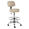 Boss Caressoft Medical/Drafting Stool W/ Back Cushion B16245-BG - alternate 1