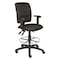 Boss Multi-Function Fabric Drafting Stool W/ Adjustable Arms B1636-BK - alternate 1
