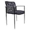 Boss Guest Chair, 24 in W 24" L 33" H, Fixed, Mesh Seat B6909-BK - alternate 1