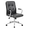 Boss B331 Modern Office Chair, Black Seat, 27" L 38-1/2" H, Handlebar, Vinyl Seat B331-BK - alternate 1