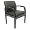 Boss Guest Chair, Black Seat, Black Back, 23 in W 27" L 34" H, Fixed, Vinyl Seat B9580BK-BK - alternate 1
