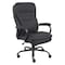 Boss Heavy Duty Double Plush Chair, Black Back, 33-1/2 in W 31" L 45-1/2" H, Fixed B991-CP - alternate 1