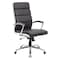 Boss Executive CaressoftPlus Chair with Metal Chrome Finish B9471-BK - alternate 1