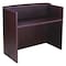 Boss Reception Desk, 71W X 30/36D X 42H, Mahogany N169-M - alternate 1