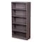 Boss Bookcase, 31"W X14"D X 65.5"H, Driftwood N158-DW - alternate 1
