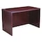 Boss Desk Shell Desk Shell 48" x 24", Mahogany, Wood N104-M - alternate 1