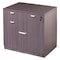 Boss 31" W 4 Drawer Combo File Cabinet, Driftwood, Letter/Legal N114-DW - alternate 1