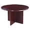Boss Round Table, 42", Mahogany N127-M - alternate 1