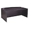 Boss Desk Shell Bow Front Desk Shell, Mocha, 71"Wx36/41"Dx, 71" W X N189-MOC - alternate 1