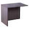 Boss Desk Return Reversible Return, 36" x 24", Driftwood, Driftwood N192-DW - alternate 1