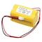Dantona Dantona Battery - For Emergency Lighting - Battery Rechargeable - AA - 800 mAh - 4.8 V DC - 1-/ Pack CUSTOM-43 - alternate 1