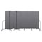 Screenflex Portable Room Divider, 7 Panel, 6 ft. H CFSL607-DG - alternate 1